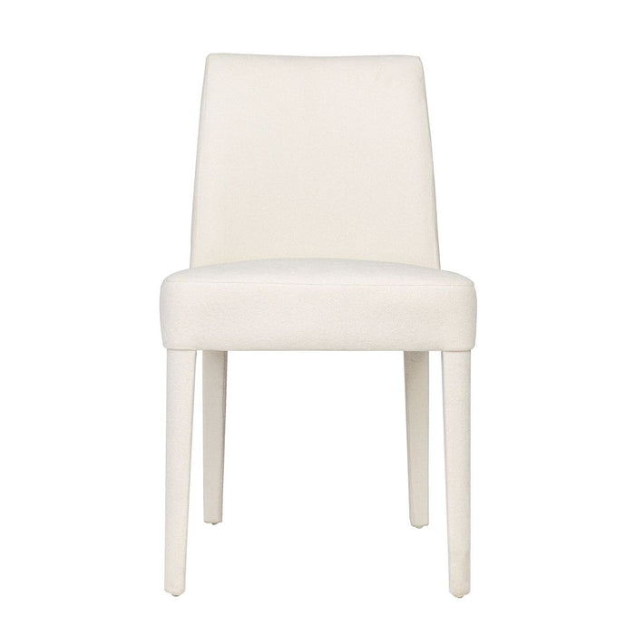 Jofran Wilson Mid-Century Modern Contemporary Upholstered Vintage Dining Chair (Set of 2) in Ivory image