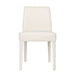 Jofran Wilson Mid-Century Modern Contemporary Upholstered Vintage Dining Chair (Set of 2) in Ivory image