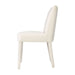 Jofran Wilson Mid-Century Modern Contemporary Upholstered Vintage Dining Chair (Set of 2) in Ivory - Holmwood's Furniture & Design Center (Somersworth, NH)
