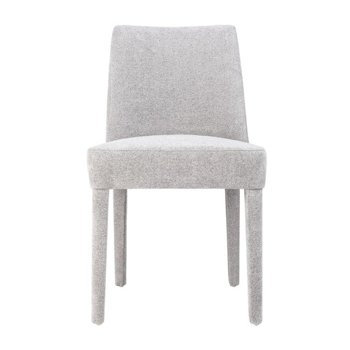 Jofran Wilson Mid-Century Modern Contemporary Upholstered Vintage Dining Chair (Set of 2) in Platinum image