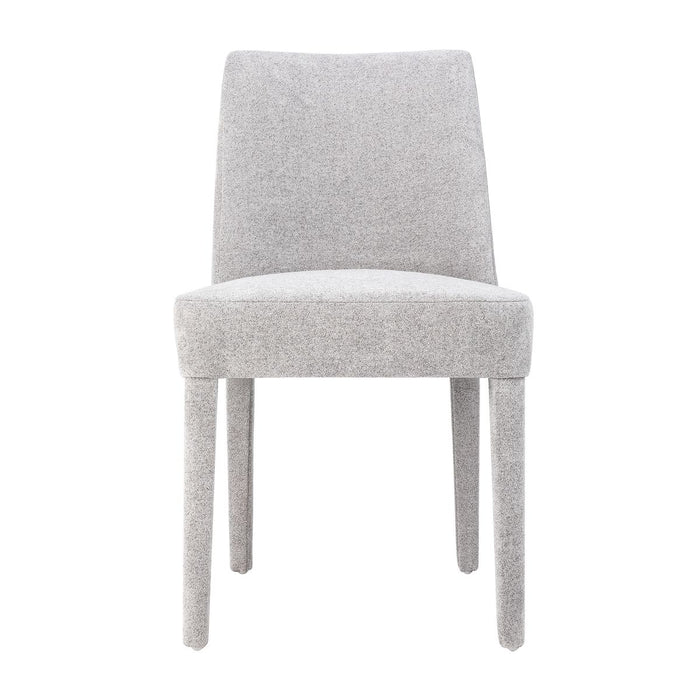 Jofran Wilson Mid-Century Modern Contemporary Upholstered Vintage Dining Chair (Set of 2) in Platinum image