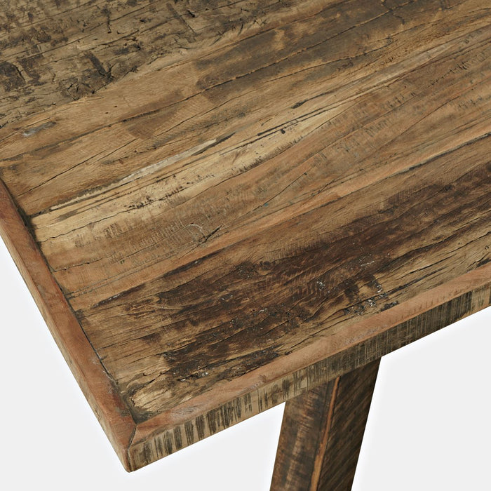Jofran Reclamation 72" Rustic Reclaimed Solid Wood Dining Table in Rustic Unfinished Brown - Holmwood's Furniture & Design Center (Somersworth, NH)