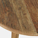Jofran Reclamation 42" Rustic Reclaimed Solid Wood Round Dining Table in Rustic Unfinished Brown - Holmwood's Furniture & Design Center (Somersworth, NH)