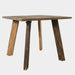 Jofran Reclamation 42" Rustic Reclaimed Solid Wood Square Counter Height Dining Table in Rustic Unfinished Brown - Holmwood's Furniture & Design Center (Somersworth, NH)
