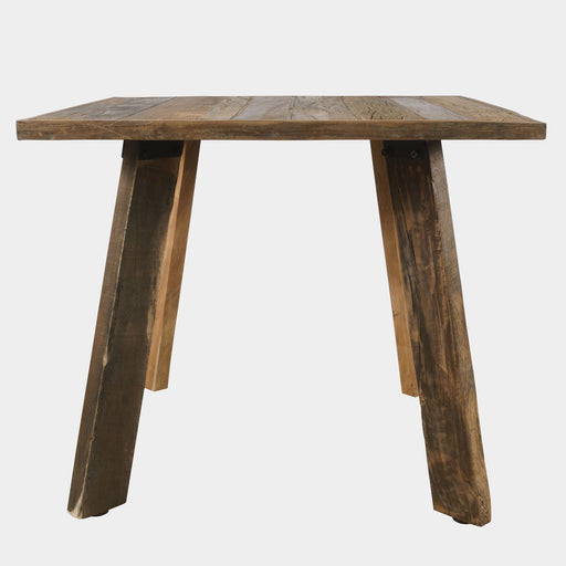 Jofran Reclamation 42" Rustic Reclaimed Solid Wood Square Counter Height Dining Table in Rustic Unfinished Brown image