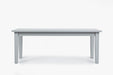 Jofran Simplicity Solid Wood 48" Classic Bench in Grey image