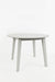 Jofran Simplicity Solid Wood Classic Round Drop-leaf Table in Grey - Holmwood's Furniture & Design Center (Somersworth, NH)