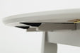Jofran Simplicity Solid Wood Classic Round Drop-leaf Table in Grey - Holmwood's Furniture & Design Center (Somersworth, NH)