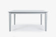 Jofran Simplicity Solid Wood Classic 60" Rectangle Dining Table in Grey image