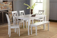 Jofran Simplicity Solid Wood Classic 60" Rectangle Dining Table in Grey - Holmwood's Furniture & Design Center (Somersworth, NH)
