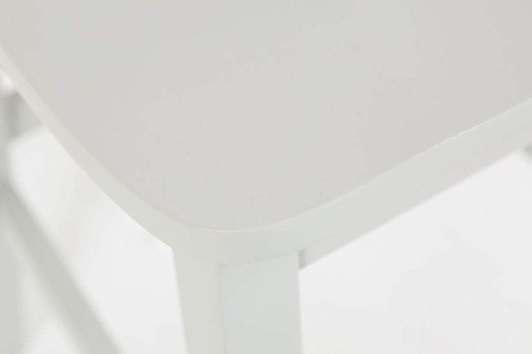 Jofran Simplicity Solid Wood Classic X-Back Stool (Set of 2) in Grey - Holmwood's Furniture & Design Center (Somersworth, NH)