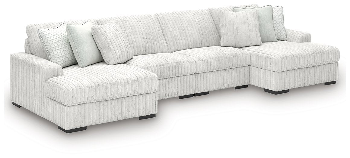 Stupendous Sectional with Double Chaise - Holmwood's Furniture & Design Center (Somersworth, NH)