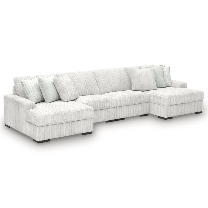 Stupendous Sectional with Double Chaise - Holmwood's Furniture & Design Center (Somersworth, NH)