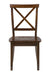 Jofran Richmond Cherry X Back Dining Chair (Set of 2) in Cherry Brown image