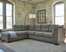 Pitkin 2-Piece Sectional with Chaise - Holmwood's Furniture & Design Center (Somersworth, NH)