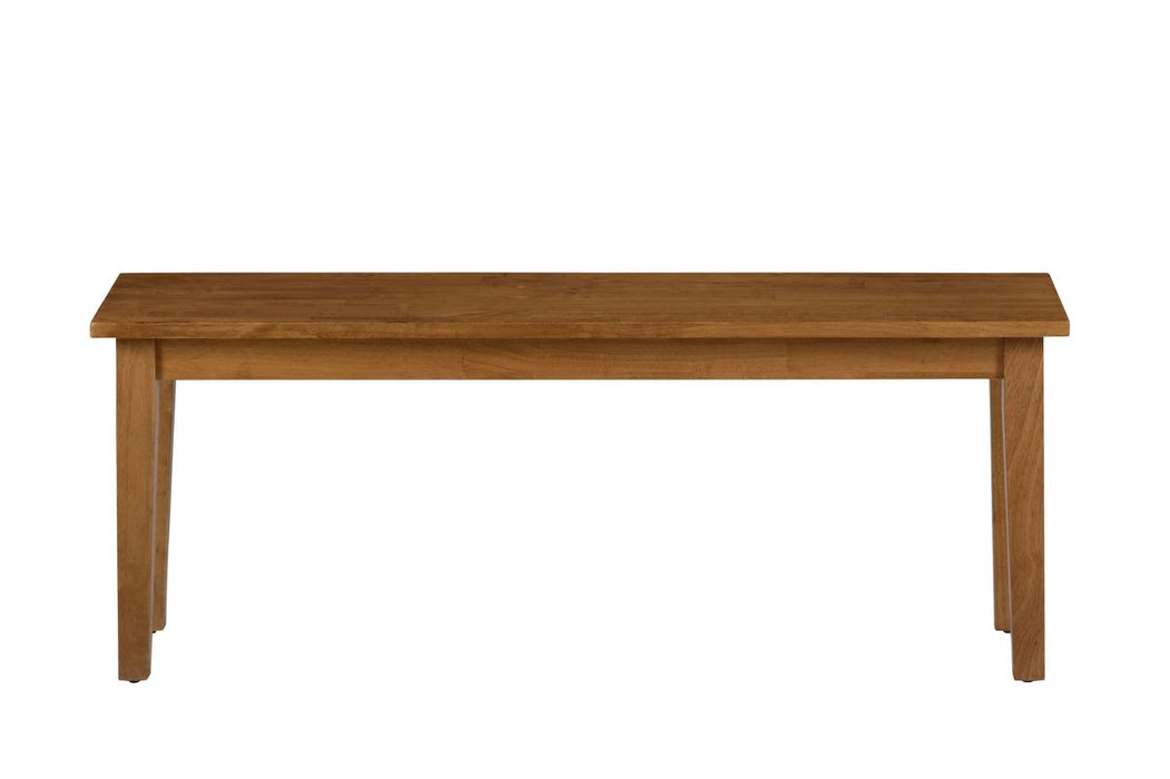 Jofran Simplicity Solid Wood 48" Classic Bench in Honey image