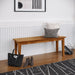 Jofran Simplicity Solid Wood 48" Classic Bench in Honey - Holmwood's Furniture & Design Center (Somersworth, NH)