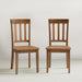 Jofran Simplicity Solid Wood Classic Slat Back Dining Chair (Set of 2) in Honey - Holmwood's Furniture & Design Center (Somersworth, NH)