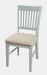 Jofran Craftsman Slat-Back Upholstered Desk Chair in Earl Grey - Holmwood's Furniture & Design Center (Somersworth, NH)