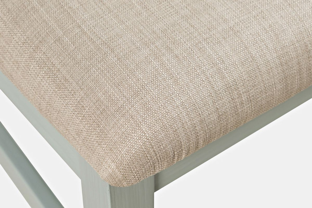 Jofran Craftsman Slat-Back Upholstered Desk Chair in Earl Grey - Holmwood's Furniture & Design Center (Somersworth, NH)