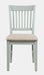 Jofran Craftsman Slat-Back Upholstered Desk Chair in Earl Grey image
