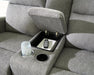 Gauntlet Reclining Loveseat with Console - Holmwood's Furniture & Design Center (Somersworth, NH)