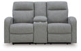 Gauntlet Reclining Loveseat with Console - Holmwood's Furniture & Design Center (Somersworth, NH)