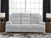 Rhines Falls Power Reclining Sofa with Drop Down Table - Holmwood's Furniture & Design Center (Somersworth, NH)
