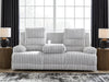Rhines Falls Power Reclining Sofa with Drop Down Table - Holmwood's Furniture & Design Center (Somersworth, NH)
