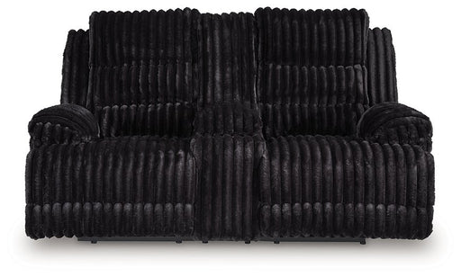 Rhine Falls Reclining Loveseat with Console - Holmwood's Furniture & Design Center (Somersworth, NH)