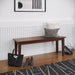 Jofran Simplicity Solid Wood 48" Classic Bench in Caramel - Holmwood's Furniture & Design Center (Somersworth, NH)