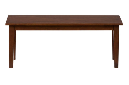 Jofran Simplicity Solid Wood 48" Classic Bench in Caramel image