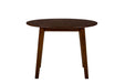 Jofran Simplicity Solid Wood Classic Round Drop-leaf Table in Caramel image