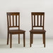 Jofran Simplicity Solid Wood Classic Slat Back Dining Chair (Set of 2) in Caramel - Holmwood's Furniture & Design Center (Somersworth, NH)
