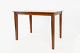 Jofran Simplicity Solid Wood Classic 54" Counter Height Dining Table in Caramel - Holmwood's Furniture & Design Center (Somersworth, NH)
