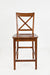 Jofran Simplicity Solid Wood Classic X-Back Stool (Set of 2) in Caramel image