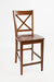 Jofran Simplicity Solid Wood Classic X-Back Stool (Set of 2) in Caramel - Holmwood's Furniture & Design Center (Somersworth, NH)