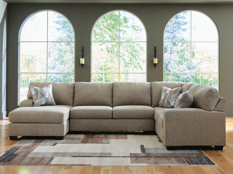 Newellen Sectional with Chaise - Holmwood's Furniture & Design Center (Somersworth, NH)