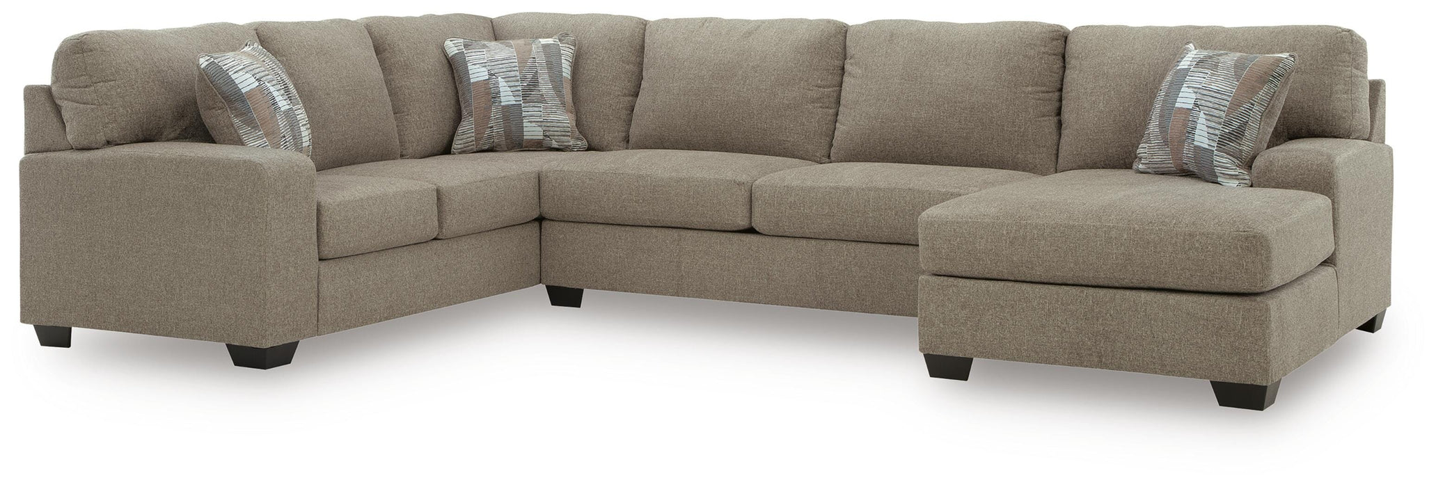Newellen Sectional with Chaise - Holmwood's Furniture & Design Center (Somersworth, NH)