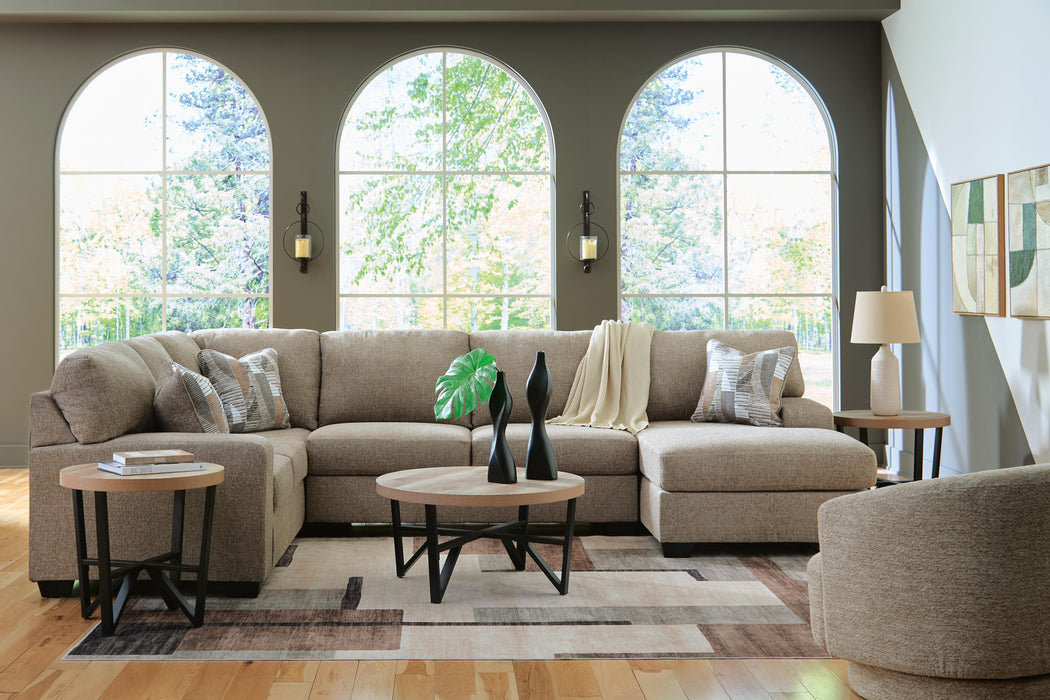 Newellen Sectional with Chaise - Holmwood's Furniture & Design Center (Somersworth, NH)