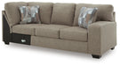 Newellen Sectional with Chaise - Holmwood's Furniture & Design Center (Somersworth, NH)