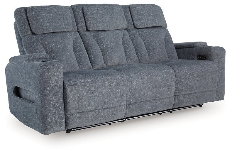 Studio Cave Power Reclining Sofa - Holmwood's Furniture & Design Center (Somersworth, NH)