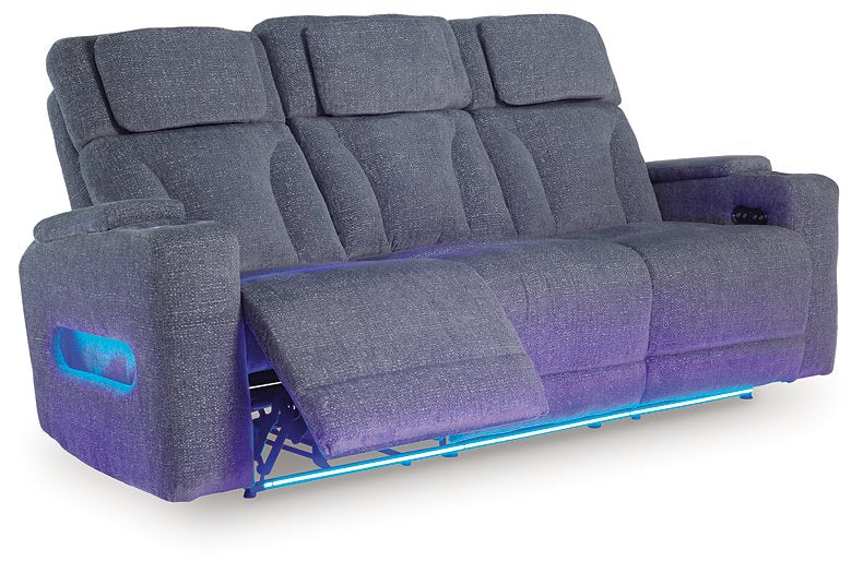 Studio Cave Power Reclining Sofa - Holmwood's Furniture & Design Center (Somersworth, NH)
