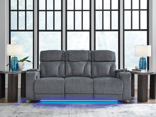 Studio Cave Power Reclining Sofa - Holmwood's Furniture & Design Center (Somersworth, NH)