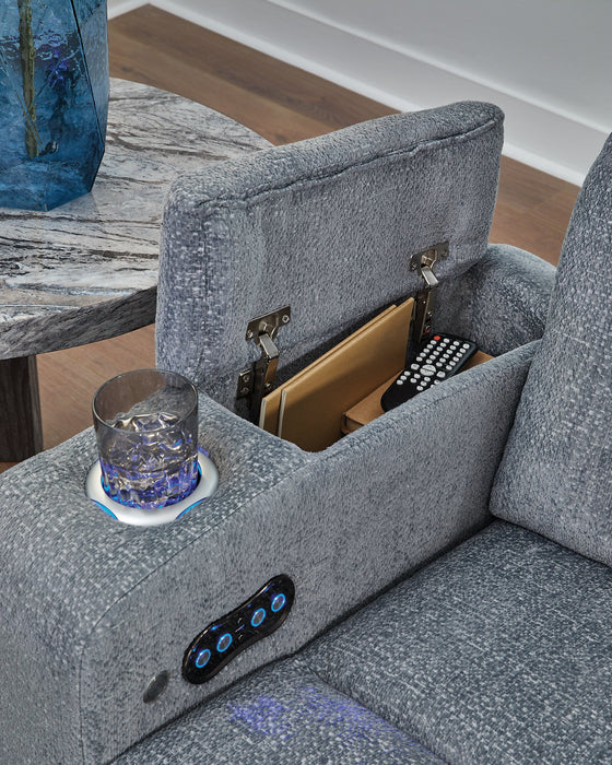Studio Cave Power Reclining Sofa - Holmwood's Furniture & Design Center (Somersworth, NH)