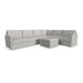 Flex 6-Seat Sectional with Narrow Arm and Storage Ottoman - 5000003377 - Holmwood's Furniture & Design Center (Somersworth, NH)