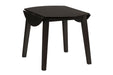 Jofran Simplicity Solid Wood Classic Round Drop-leaf Table in Espresso Brown - Holmwood's Furniture & Design Center (Somersworth, NH)