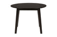 Jofran Simplicity Solid Wood Classic Round Drop-leaf Table in Espresso Brown image