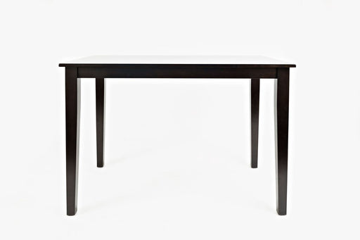 Jofran Simplicity Solid Wood Classic 54" Counter Height Dining Table in Espresso Brown image