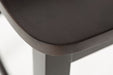 Jofran Simplicity Solid Wood Classic X-Back Stool (Set of 2) in Espresso Brown - Holmwood's Furniture & Design Center (Somersworth, NH)